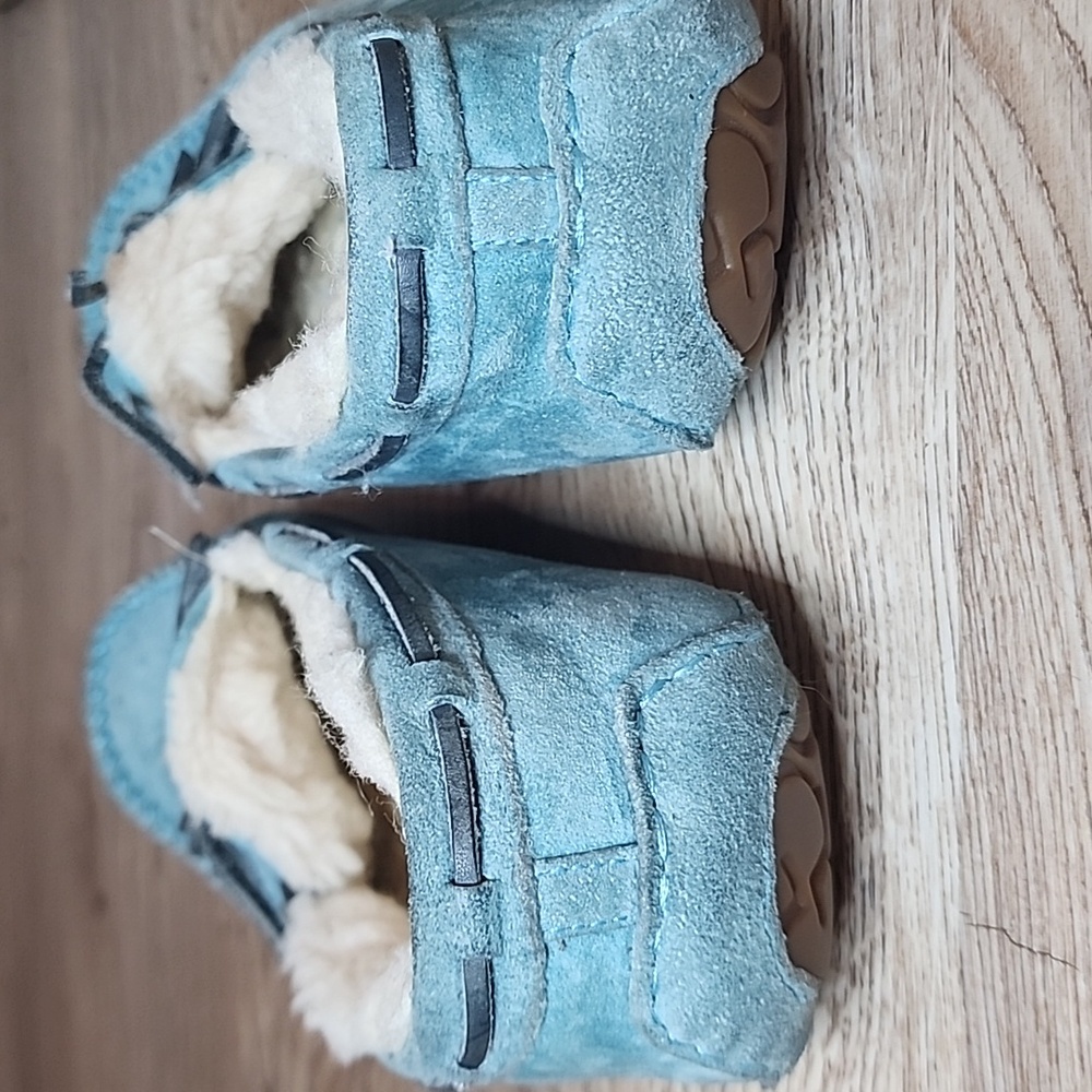 Ugg Dakota Atlantic Slippers Australia Womens Loafer  Aqua Teal Moccasin - Picture 4 of 16